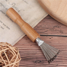 1PCS Wooden Comb Cleaner Delicate Cleaning Removable Hair Brush Comb Cleaner Tool Handle Embeded Tool