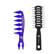 2021 styling hair brush oil comb，Retro oil head wide tooth comb，Men&#39;s beard comb，Barber hair styling tools