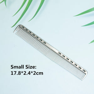 1pc Small Space Aluminuml Hair Comb Professional Hairdressing Combs Hair Cutting Dying Hair Brush Barber Tools Salon Accessaries
