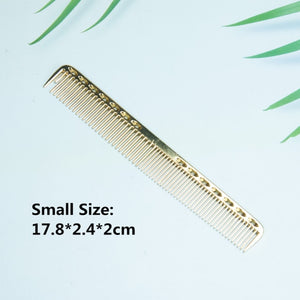 1pc Small Space Aluminuml Hair Comb Professional Hairdressing Combs Hair Cutting Dying Hair Brush Barber Tools Salon Accessaries
